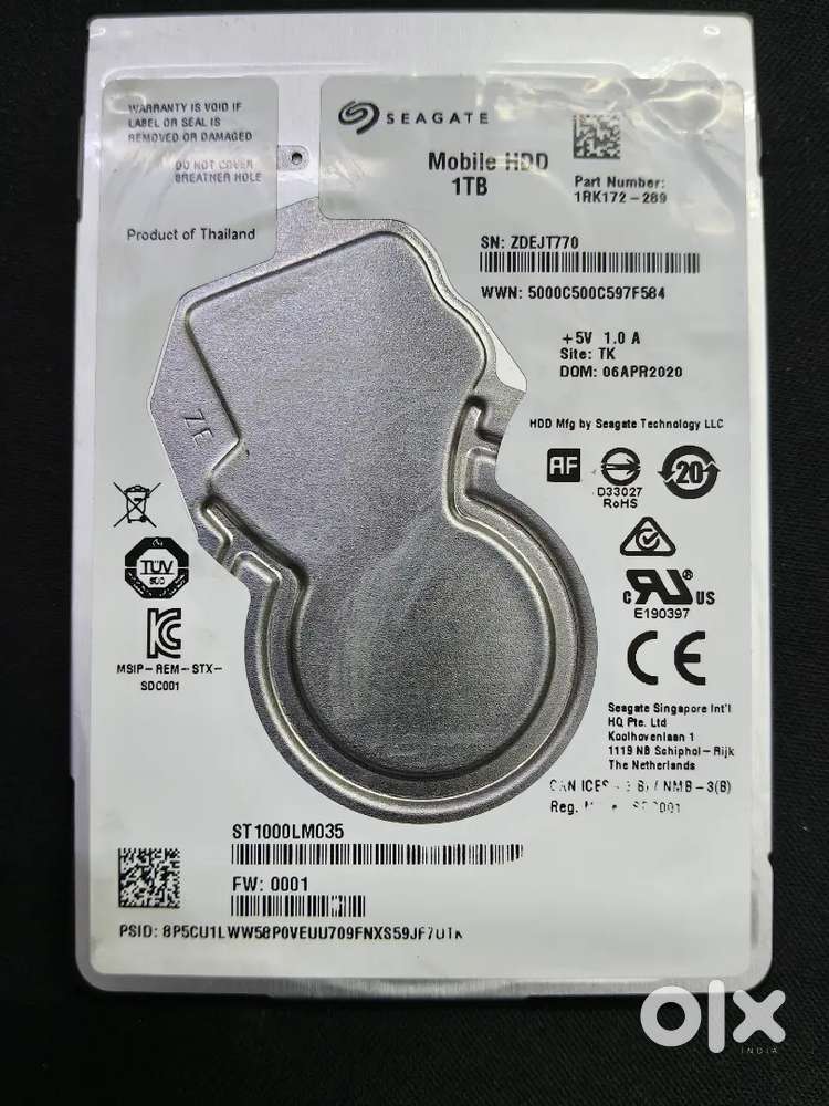 Seagate 1TB 2.5Inch SSD