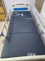It is a hospital bed and it have remote control.only used 1 month