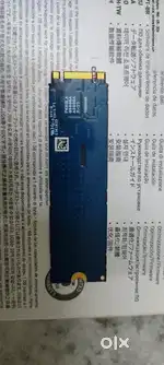 Toshiba 256gb nvme SSD