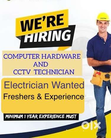 Wanted CCTV Technician & Computer service