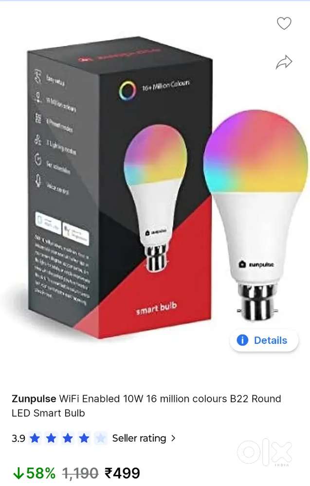 Smart Bulb Alexa/Google Assistant