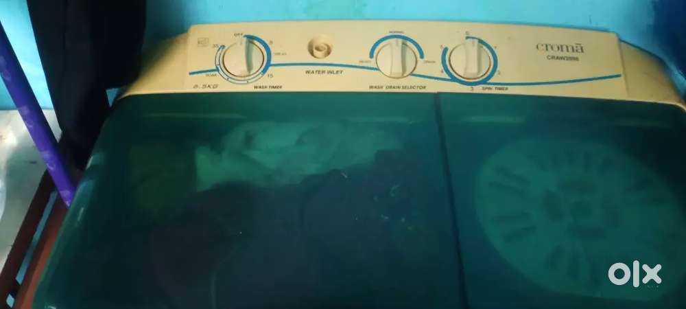 Double door washing machine