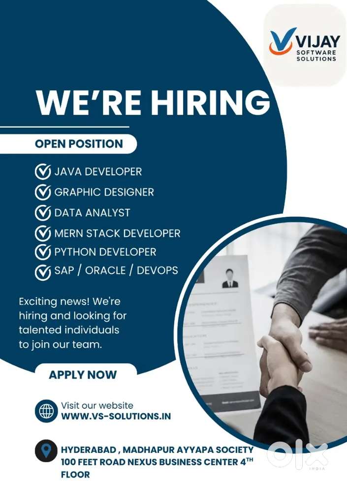 Freshers and IT Developer