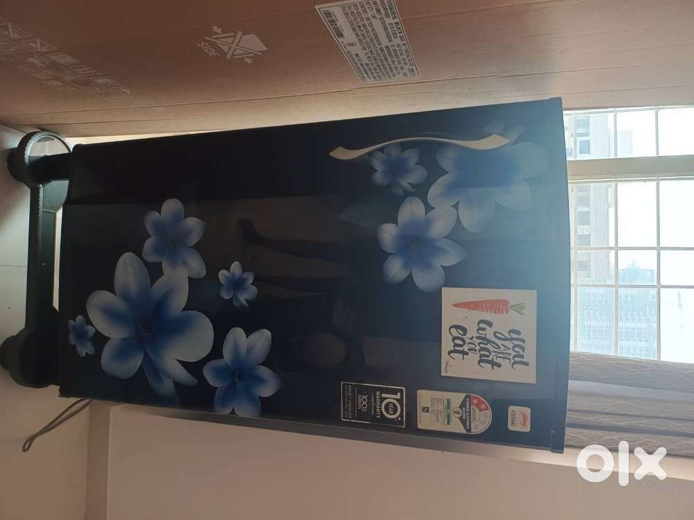 Godrej edge 190L, single door fridge with stand