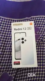 Redmi 12 5G ram 4+4 8/128 bill box available