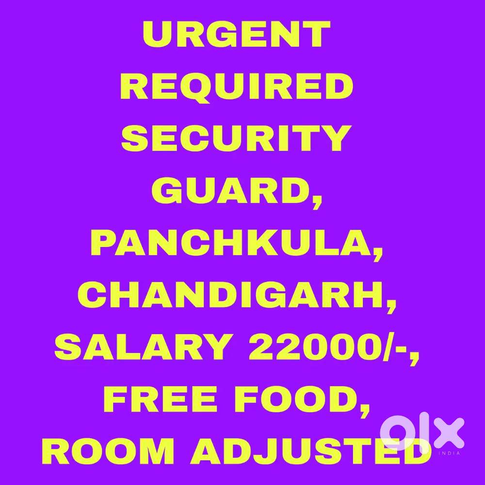 Hotel Security Staff,  Food facility,  Room