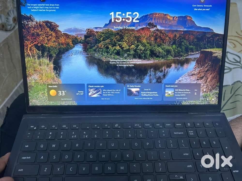 New condition laptop, not highly used , i3 processor with high speed
