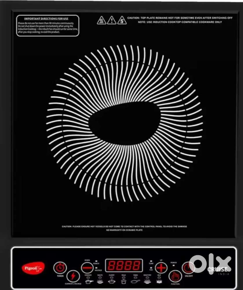 Used Electric induction stove with dosa pan