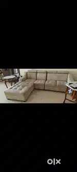 3 seater sofa with lounger.