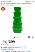 BIO FRESH Microwave safe Containers