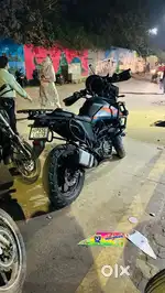 New condition bike, less driven, more than 1 lalh rs accessories