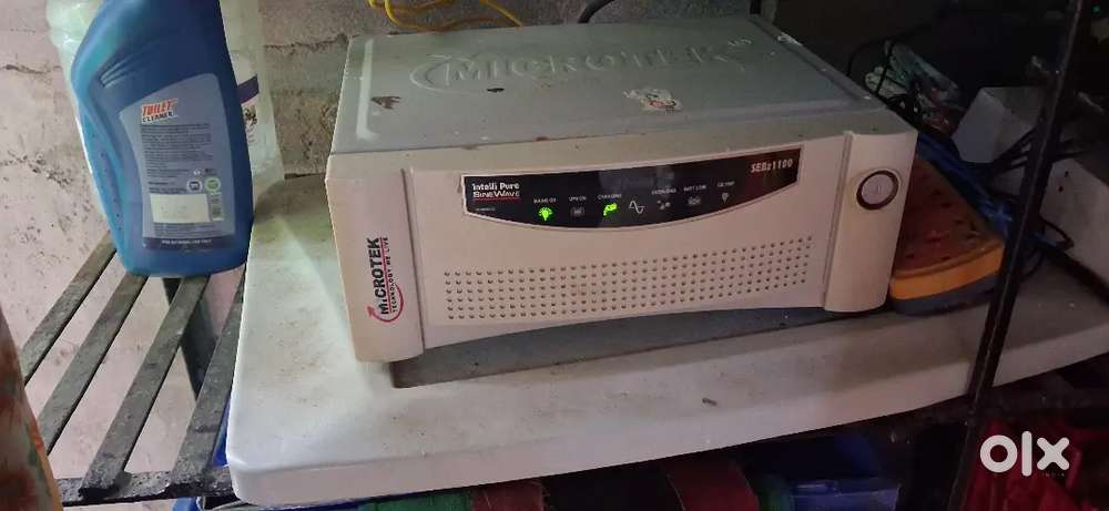1100 v inverter good condition chalta hua hai चार-पांच ghante aaram se
