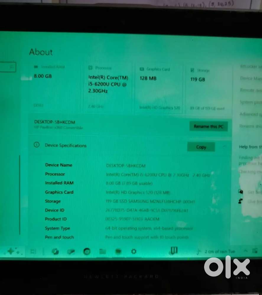 Hp laptop 180 and touch