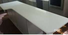 High quality - NANO WHITE TILE KITCHEN TOP CUT PIECES