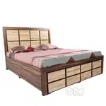 Bowzar Bed Almirah Table for Hostel PG Guests House Air Bnb Wholesale