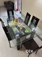 MOVING OUT SALE - Dining table, Sofa, Queen Bed, 2 single bed, ACs