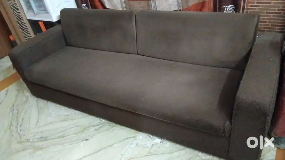Imported fabric 4 seater Sofa 85 X 31 Inches teak wood for Rs. 30000