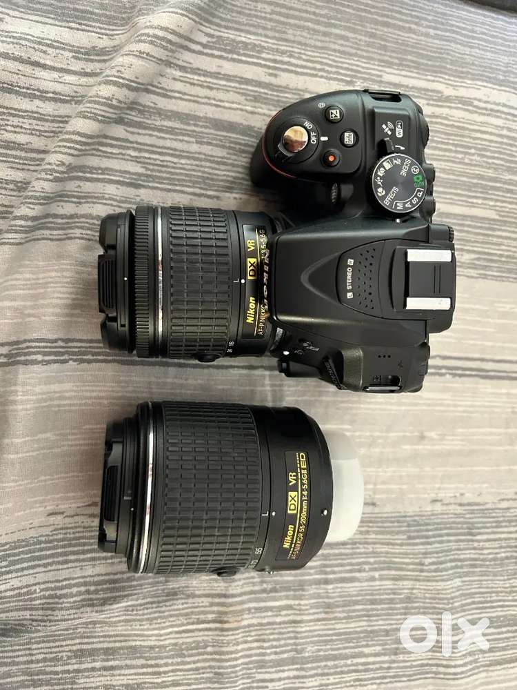Nikon D5300 DSLR 18×55mm + 55×200mm