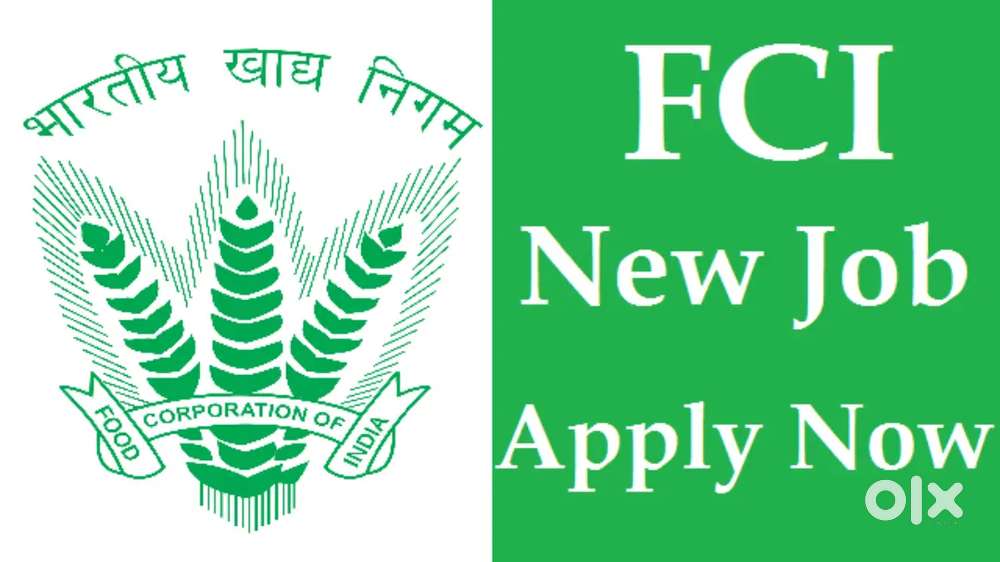 F.C.I URGENT VACANCY IN ALL WEST BENGAL. MALE AND FEMALE BOTH APPLY