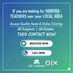 Quality Home & Online Tutions  All Subjects  Verified Teachers