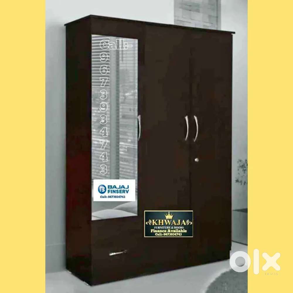 Khwaja furniture. Exclusive wardrobe. Bajaj finance available.