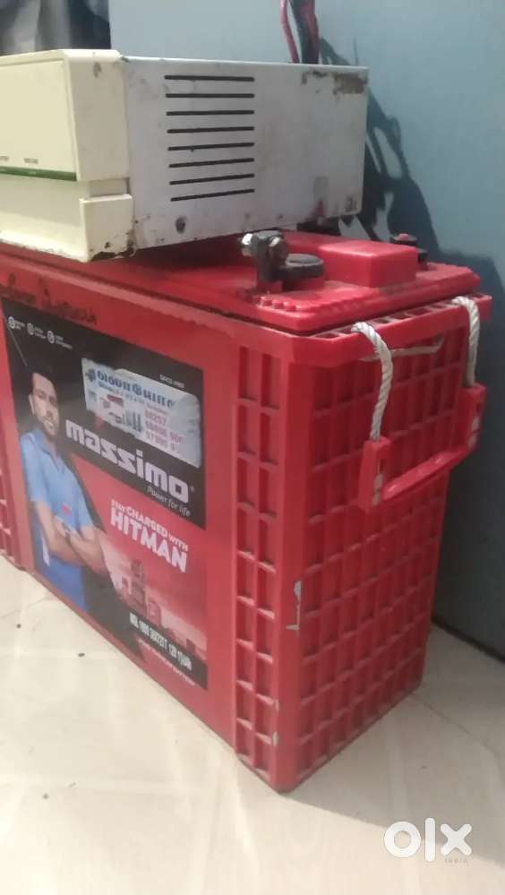Massima 150 AH battery + 875 VA inverter