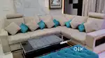 Sofa with puffy