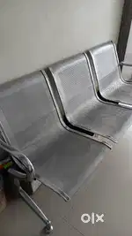 3 Steel chair set of 2