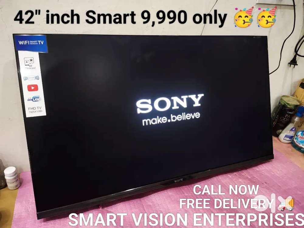 New 42 inch Smart Android Led tv, Fitting delivery Free