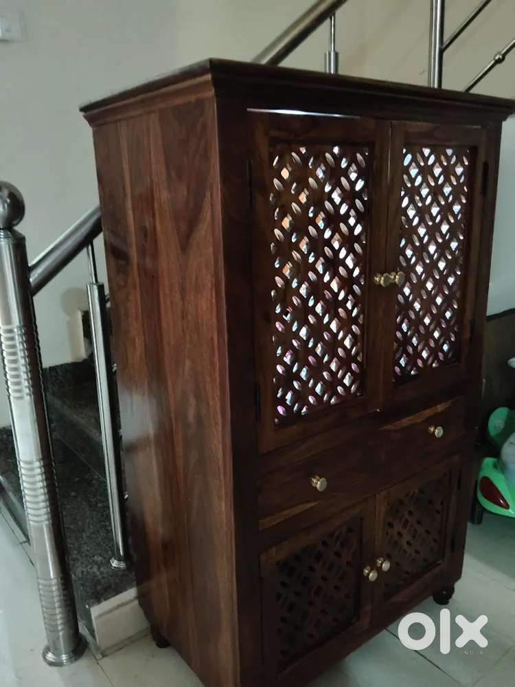 Original teak wood mandir