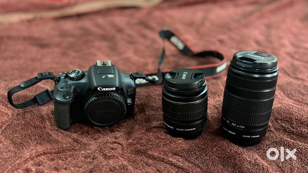 Canon Eos 1500d with double lens