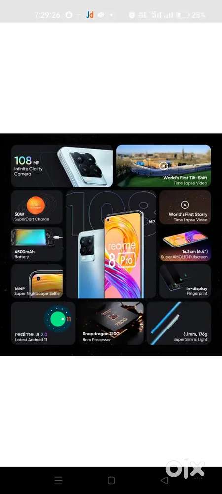 Realme 8ro 4G well mentend