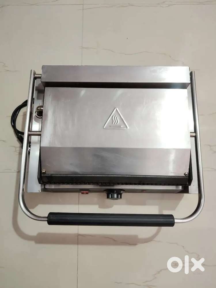 Commercial Jumbo Sandwich Griller  Heavy Duty SS Panini Press