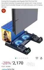 PS4, PS4 Pro, PS4 Slim fan stand