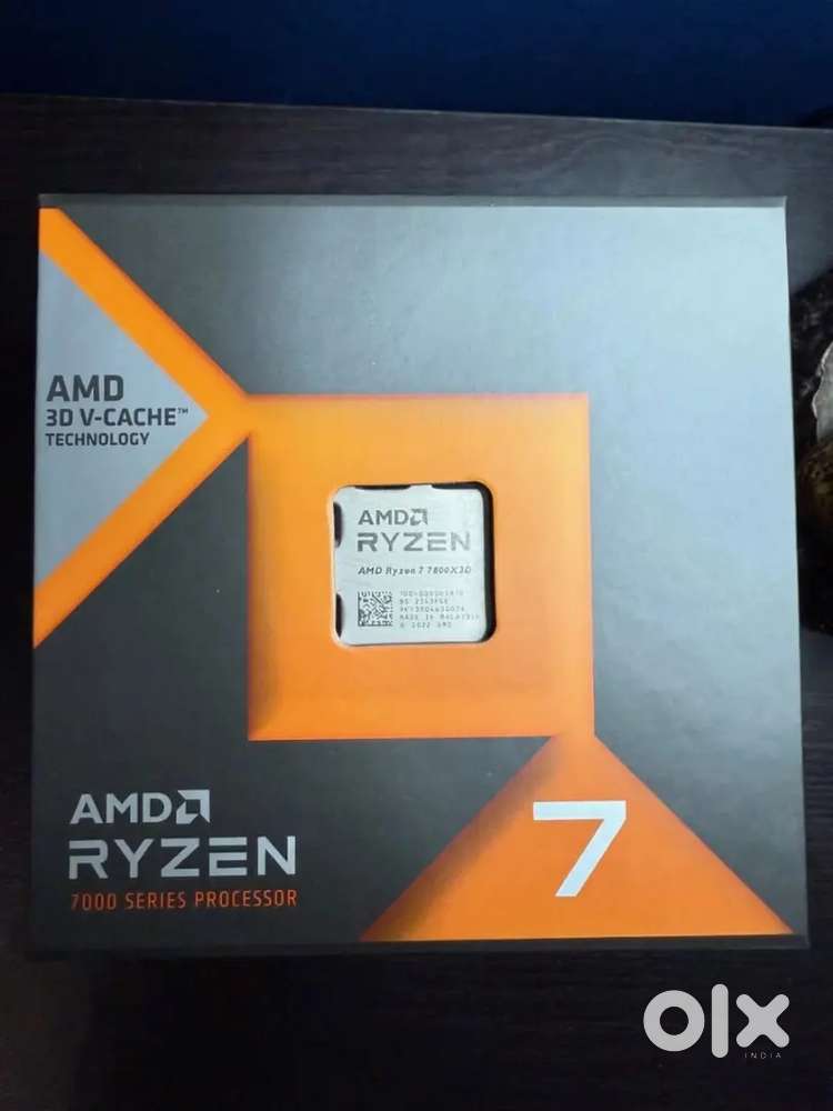 Used AMD Ryzen 7 7800X3D Desktop CPU Processor, 8-Core, 16- Thread.