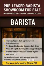 Pre-Leased Barista Showroom  Highway Facing  Secure 9-Year Lease