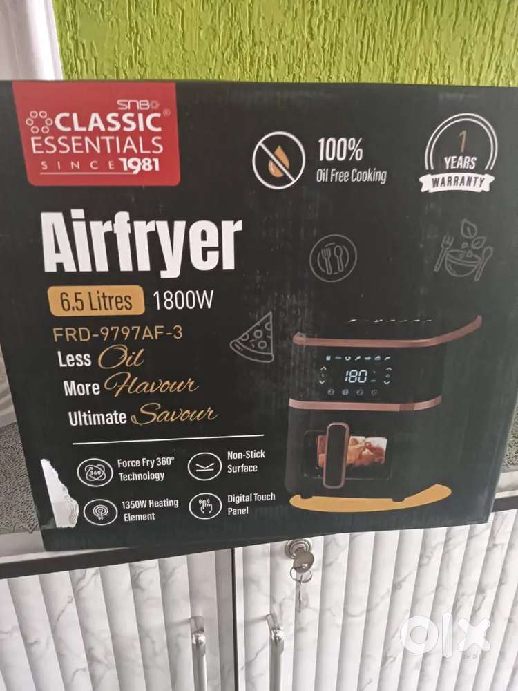 Brand New Classic Essentials Air Fryer 6.5 Ltr – Unused, Sealed Pack