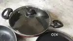 Prestige hard anodized pressure cooker and cookware set, nonstick pot