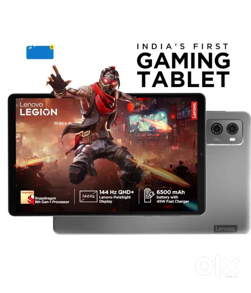 Lenovo legion Snapdragon gaming tablet 256 gb new 45w fast charger box