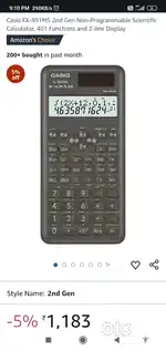 Casio scientific calculator working condition