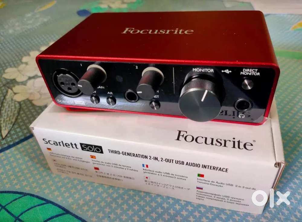 Focusrite

Scarlett Solo (3rd Gen) Audio Interface
