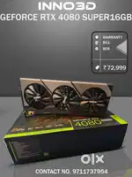 FOR SALE - PRESTINE CONDITION - INNO3D NVIDIA RTX 4080 SUPER 16 GB