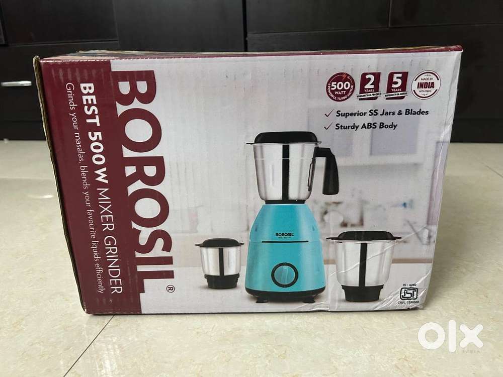 Unopened - BOROSIL MIXER GRINDER 500 W Mixer Grinder
