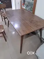Dining table TEAK WOOD with 4 chairs