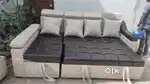 LUXURY L TYPE LONGER SOFA COME BED MANUFACTURING AT ZAM ZAM FURNITURE