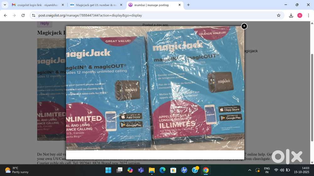 MAGICJACK Unlimited USA, Canada calling