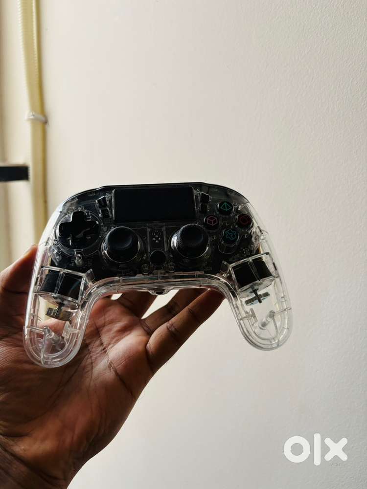 Kreo GCC22TYY Mirage Wired Gaming Controller (Black, Transparent)