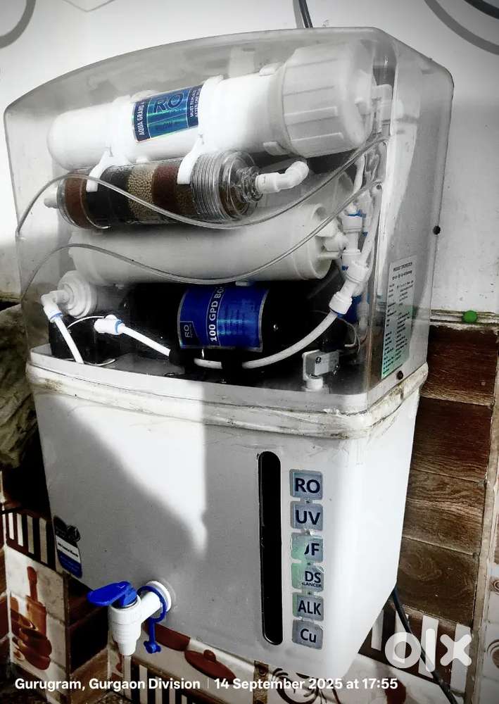 RO+UV+UF+Alkaline+Coppor Almost a year old