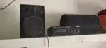 Amplifier, sub woofer, square speaker