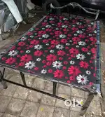 6/4 Tough Steel Bed with Solid Plywood Surface